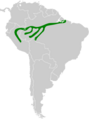Certhiaxis mustelinus map