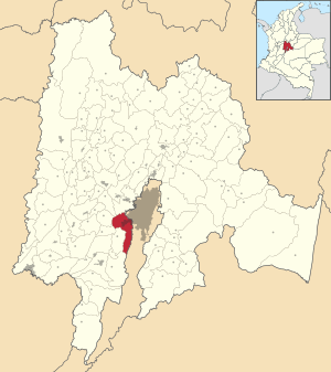 Soacha ubicada en Cundinamarca