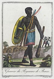 Archivo:Costumes de Differents Pays, 'Guerrier du Royaume de Benin' LACMA M.83.190.309