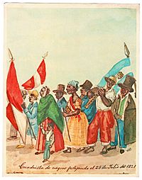 Cuadrilla de negros festejando el 28 de Julio de 1821.jpg
