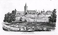 Archivo:Dublane Cathedral - David Octavius Hill (1821)