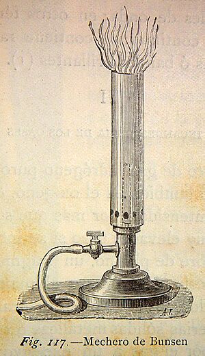 Archivo:El mundo físico, 1882 "Mechero de Bunsen". (4051847539)