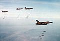 F-105Ds 34th TFS drop bombs on Vietnam