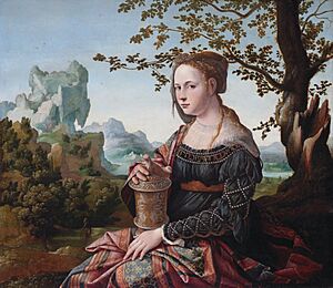 Archivo:Jan van Scorel - Maria Magdalena (Rijksmuseum Amsterdam version) - 2
