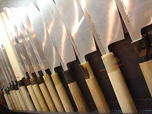 Archivo:Japanese kitchen knives by EverJean in Kyoto