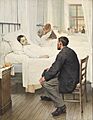 Jean Geoffroy - Visit day at the Hospital - Google Art Project
