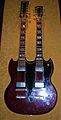 Jimmy Page's double-neck Gibson guitar, Hard Rock Cafe Hollywood