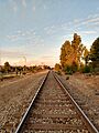 Línea de tren entre Av. Ferrocarril y C. a Melipilla