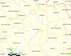 Map commune FR insee code 32249.png