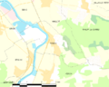 Map commune FR insee code 89326