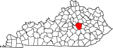 Map of Kentucky highlighting Madison County.svg