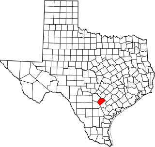 Map of Texas highlighting Wilson County.svg