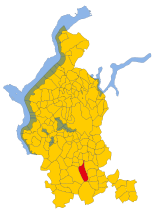 Map of comune of Cassano Magnago (province of Varese, region Lombardy, Italy).svg