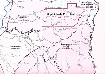 Archivo:Mapa del Municipio de Pozo Azul