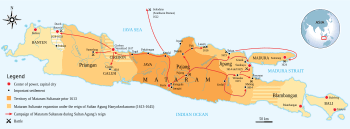 Archivo:Mataram Sultanate in Sultan Agung Reign