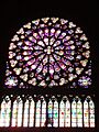Notre Damme internal windown rose