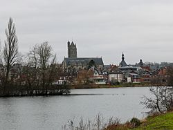 Péronne - La somme au débouché de la Cologne.JPG