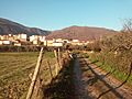 Paisaje invernal cerca de Losar. Enero de 2017