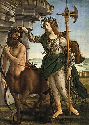 Archivo:Pallade col Centauro, Sandro Botticelli (1482)