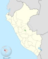 Pauxi koepckeae map