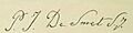 Pere De Smet signature