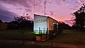 Planta Transmisora de 104.3 FM Ecos sobre Avenida de los Inmigrantes en Ruiz de Montoya, Provincia de Misiones, Argentina