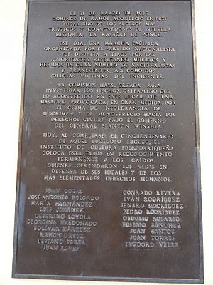 Archivo:Remembrance Plaque at Casa de la Masacre in Barrio Cuarto in Ponce, PR (DSC00084A)