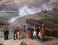 Archivo:Remond - Le général de division Suchet, commandant le 3ème corps de l'armée d'Espagne, reçoit la capitulation de la ville de Tortosa, 2 janvier 1811 (détail)