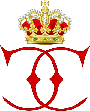 Archivo:Royal Monogram of Princess Caroline of Monaco