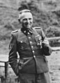 Rudolf Hoess, Auschwitz. Album Höcker (cropped)