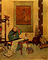 Stories from Hans Andersen - Edmund Dulac color plate at page 101