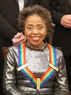 Tania Leon (Tania León) - Honorees at the 2022 Kennedy Center Honors Dinner (52542377419) (cropped).jpg
