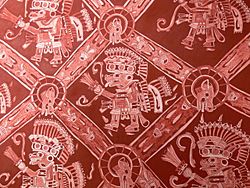 Archivo:Teotihuacán - Palacio de Atetelco Wandmalerei 3