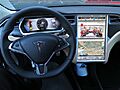 Tesla Model S digital panels