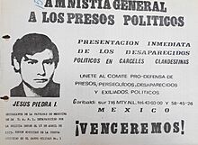 Volante de Amnistía General a los Presos Políticos y presentación con vida de Jesús Piedra.jpg
