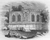 Archivo:1842 tomb of Babur by Charles Masson