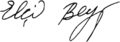 Abulfaz Elchibey signature