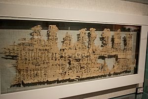 Archivo:Abusir papyrus - Pharaoh exhibit - Cleveland Museum of Art (27910051062)
