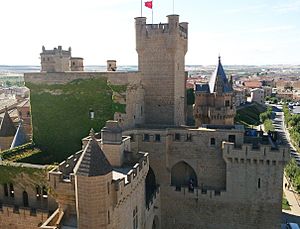 Archivo:Castillo de Olite, Navarra Spain