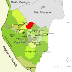 Archivo:Catral-Mapa de la Vega Baja del Segura