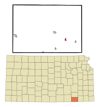Chautauqua County Kansas Incorporated and Unincorporated areas Peru Highlighted.svg