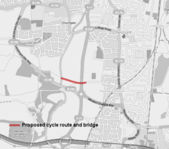 Cheshunt A10 cycle link.png