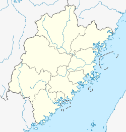 Fuzhou ubicada en Fujian