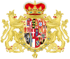 Coat of Arms of Prince Eugene of Savoy - House of Austria Augmentation.svg