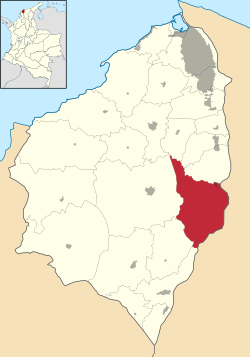Ponedera ubicada en Atlántico (Colombia)