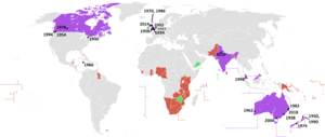 Archivo:Commonwealth Games years participants