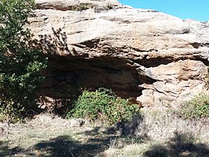 Archivo:Cueva. Abrigo de la dehesa. Miño de Medinaceli. Soria. España