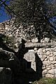 Detalle saetín y cubo del molino Baltasar Navalagamella (España)
