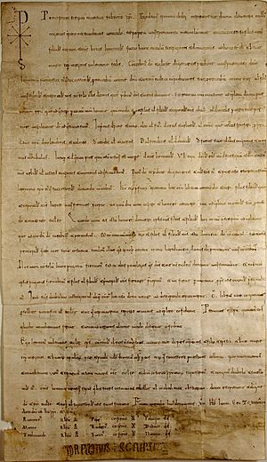 Archivo:Donación de Jimena Díaz a la catedral de Valencia 1101