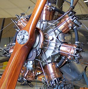 Archivo:Emile Salmson watercooled radial engine 1915